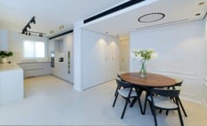 עיצוב דירת קבלן 5 חדרים